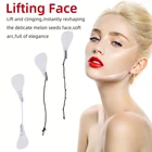 Невидимые тонкие лицевые наклейки 40 шт.пакет V-образной формы, линия лица от морщин, дряблость кожи, лицевая лента для быстрого подтягивания подбородка