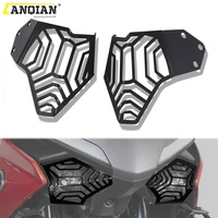 motorcycle accessories aluminium front headlight grille cover head light guard new for yamaha tracer 700 tarcer 7gt 2020 2021