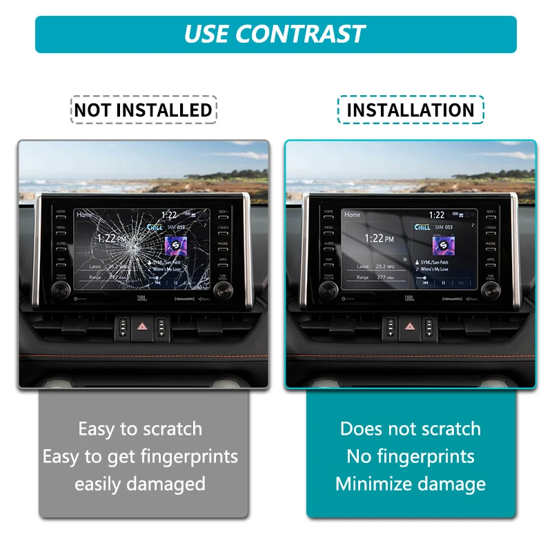 Автомобильная центральная консоль 175x97 мм GPS навигация экран защитная пленка из