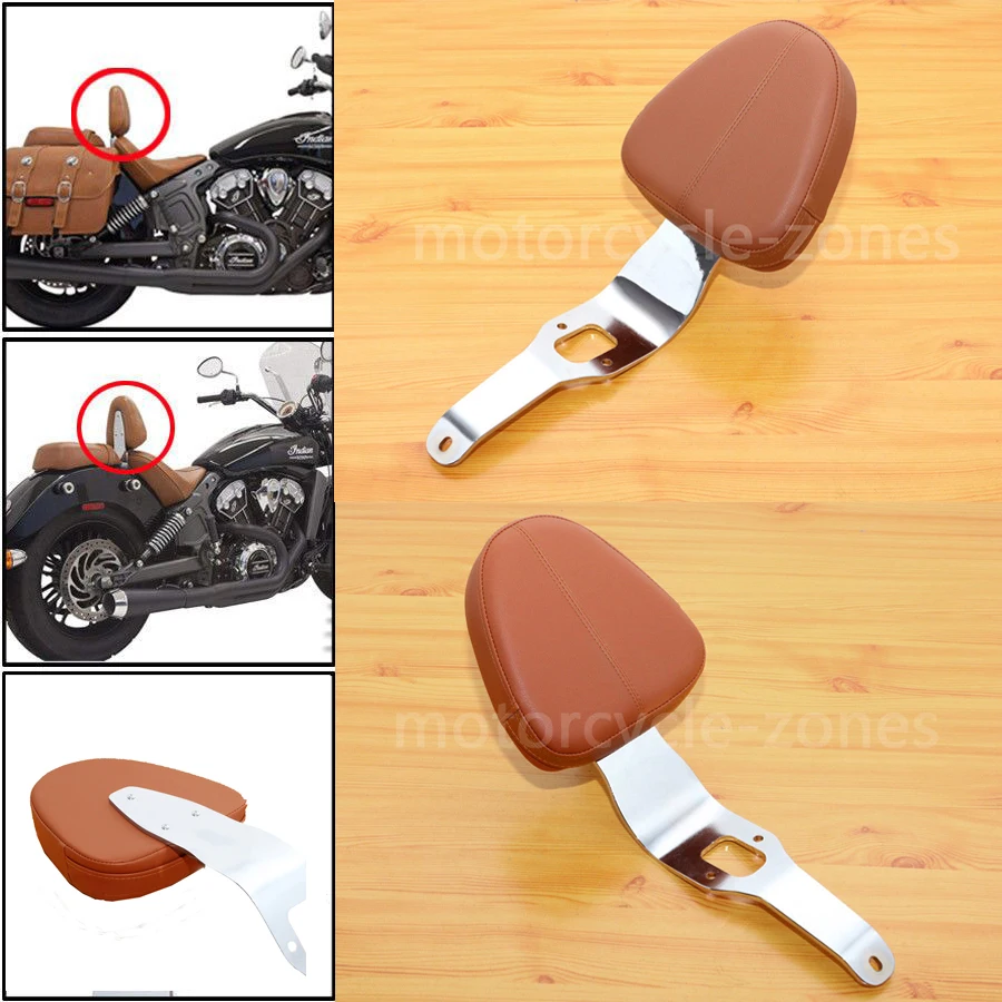 Коричневый драйвер спинки Поддержка пассажирская спинка Накладка для индийских