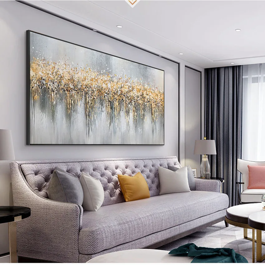 Абстрактное изображение на холсте настенные постеры для украшения дома ручная