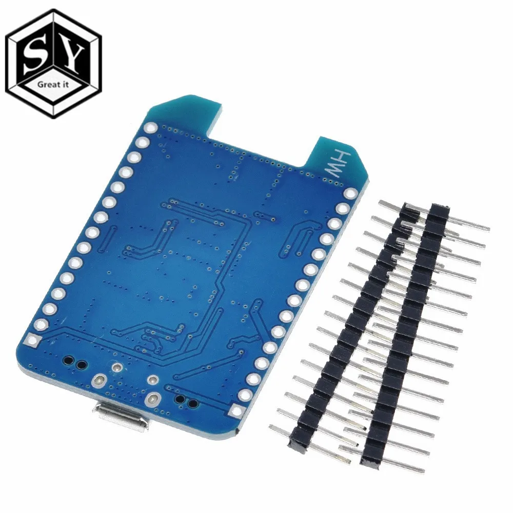 Плата для разработки Интернета Wi Fi ESP8266 ESP12E ESP12F модель CH340G голубой цвет Φ адаптер
