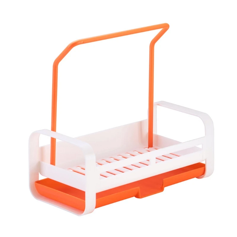 

Kitchen Storage Rack Towel Sponge Drain Racks Rag Dishcloth Hanging Shelf Bathroom Soap Wash Holder Desktop Organizer