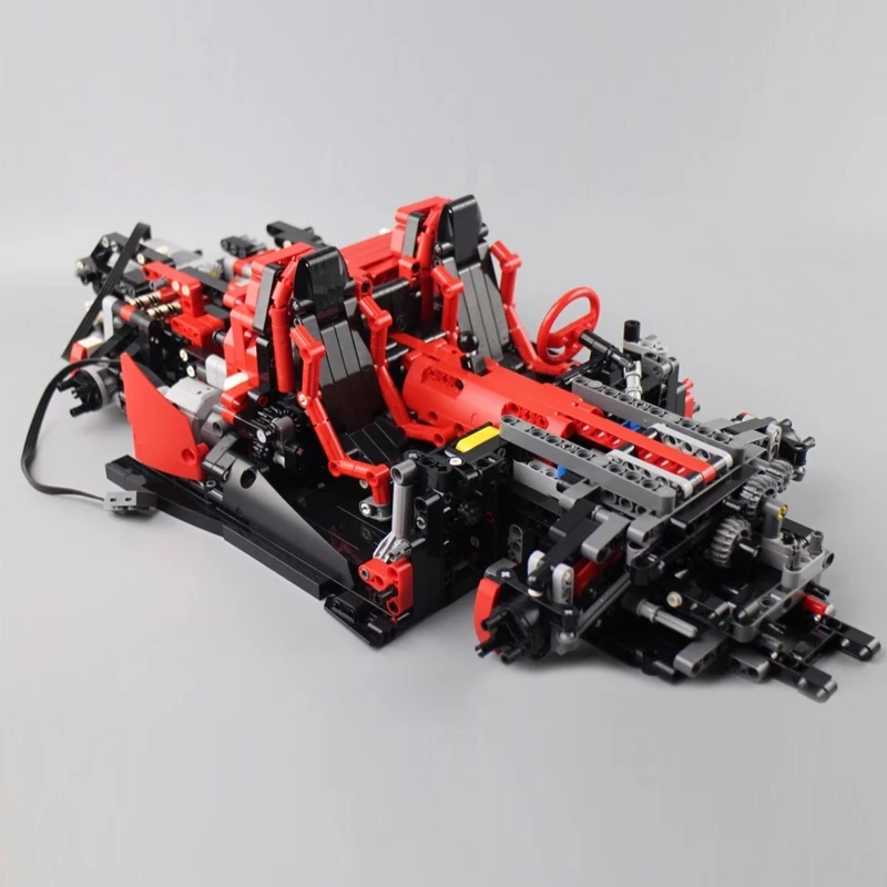 Technic 13079 приложение RC автомобиль MOC-10559 Veneno Roadster с функцией двигателя строительные блоки кирпичики игрушки подарок для детей