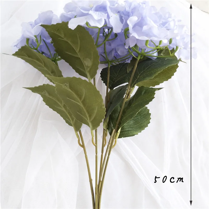 

High Quality 5 Artificial Silk Peony Flowers Fake Hydrangea Bride Wedding Home Party Valentine's Day Decoration