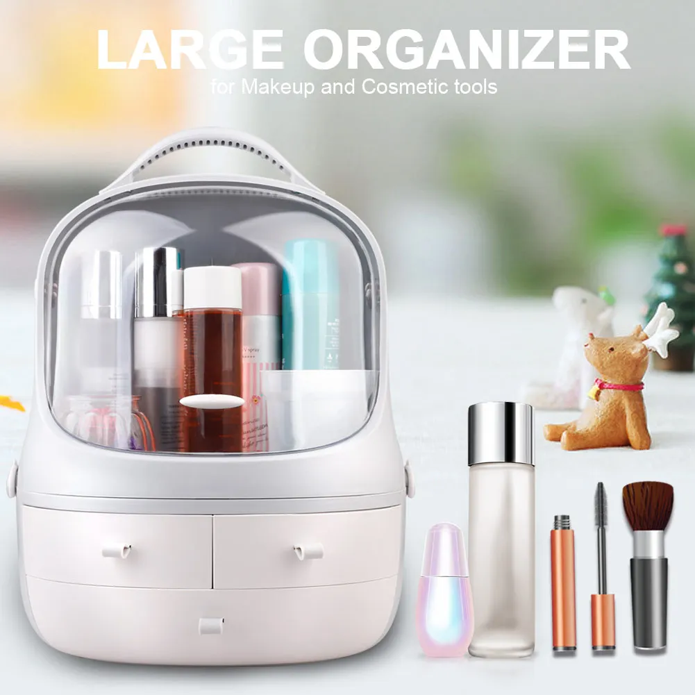 Модный органайзер для косметики вместительный водонепроницаемый и