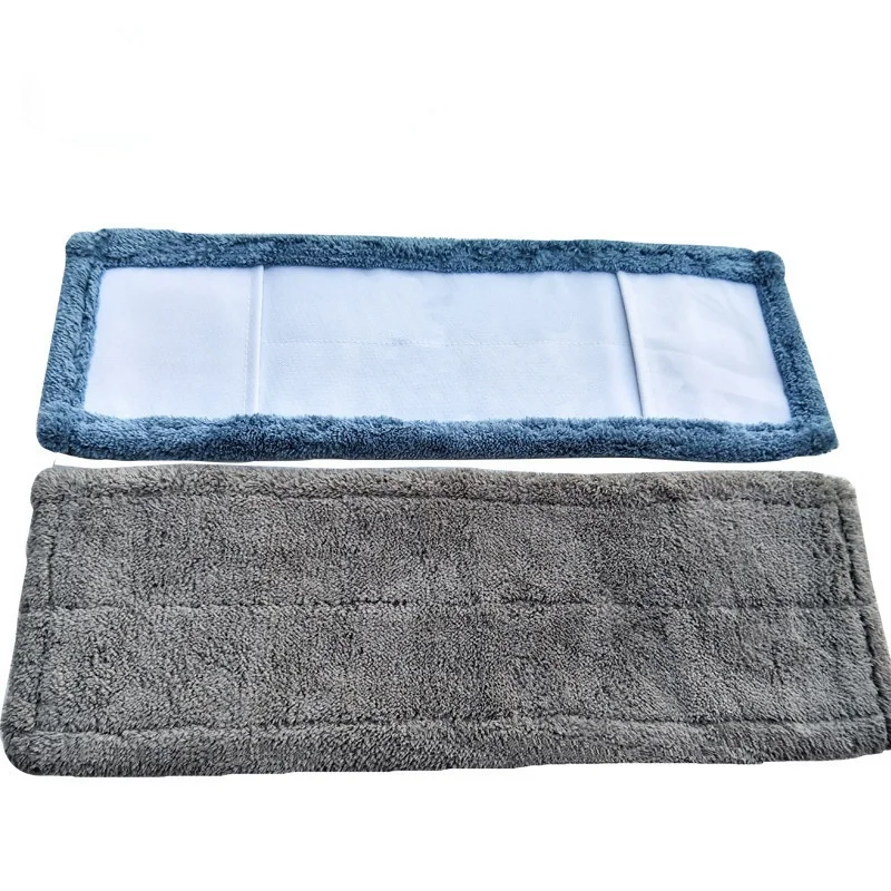 

Flat mop cloth cover, absorbent coral fleece replacement cloth, thick cloth cover type free hand wash flat mop head cloth cover