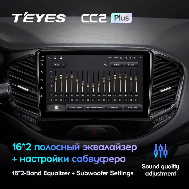 TEYES Тиайс CC2L и CC2 Plus Штатная магнитола For Лада ВАЗ Веста Кросс ...