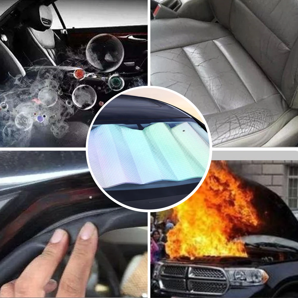 

Car Sun Shade UV Protection Curtain Car Sunshade Film Windshield Visor Front Windshield Sunshade Cover Sun Shade UV Protection