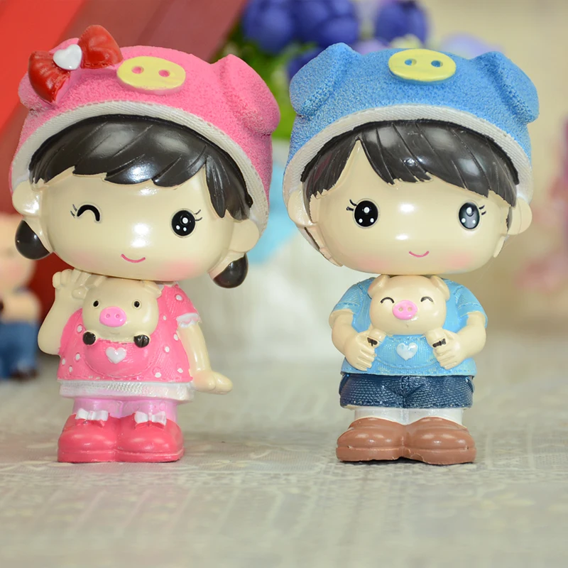 

Resin Doll Cartoon Creative Small Decoration Home Living Room TV Cabinet Wine Cabinet Study Bedroom Decoration Gift