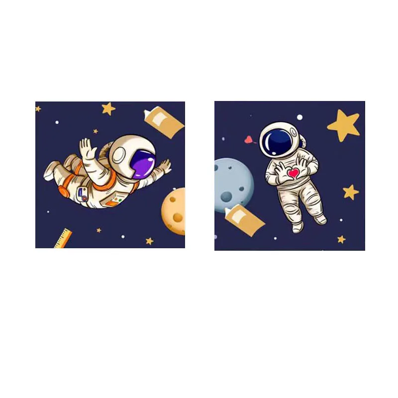 

DIY Astronaut Kids Full Square Drill Diamond Painting Photo Custom Colorful Handmade Rhinestone Mosaic Home Room Wall Decor