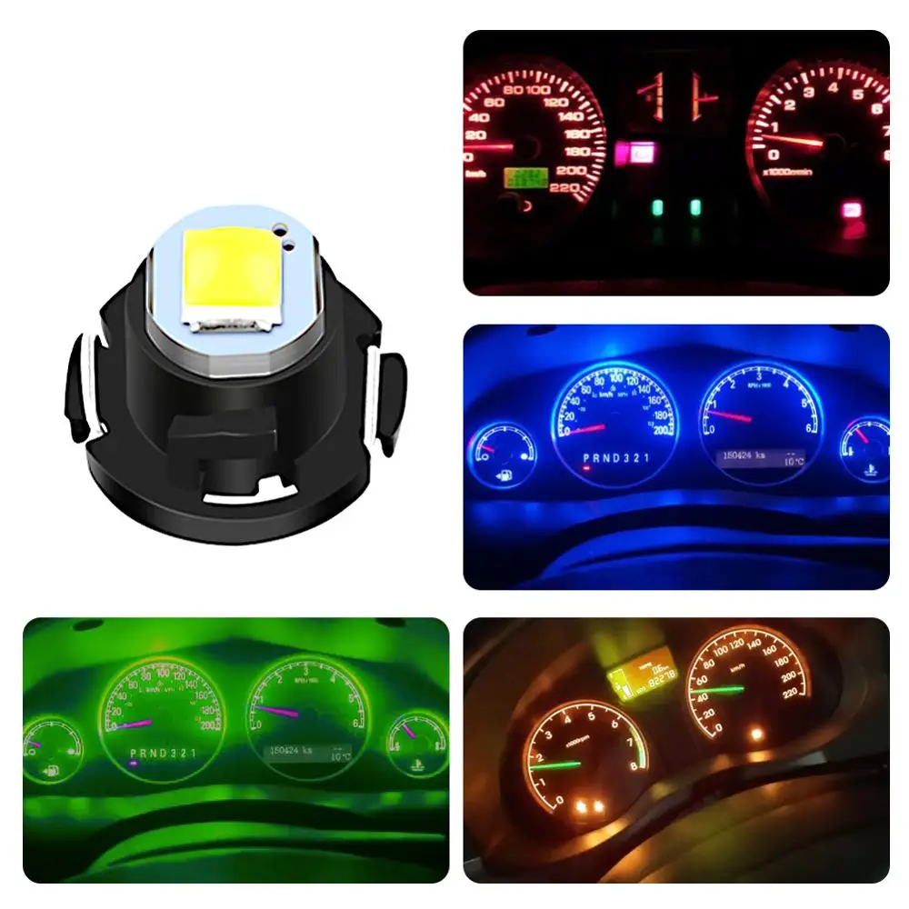 10 шт. T3 T4.2 T4.7 светодиодный лампы 3030SMD чипы супер яркий высокое качество автомобиль