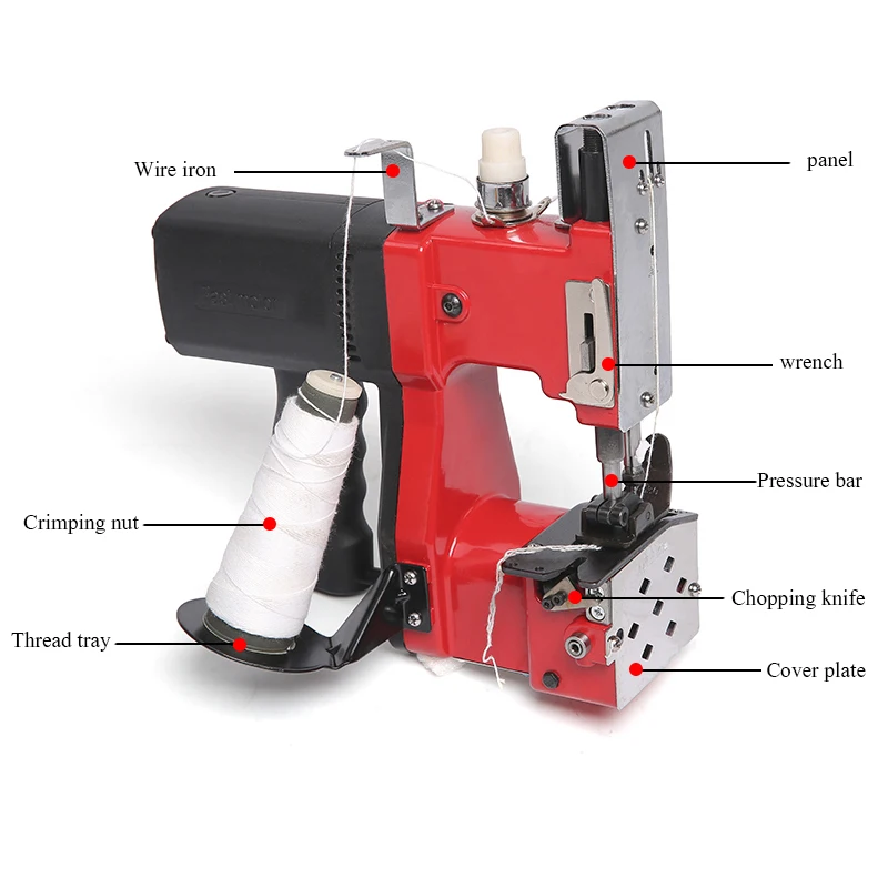 Электрическая швейная машина портативная сумочная стандартная герметичная для