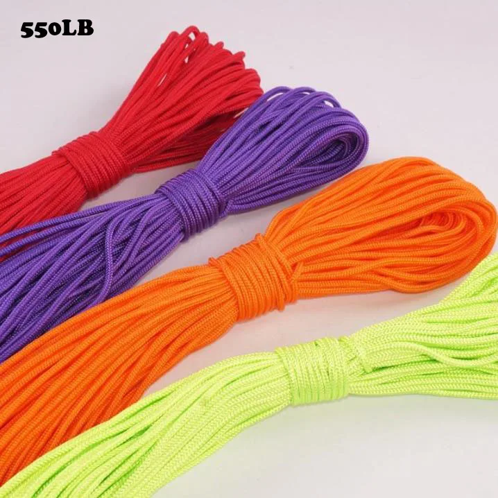 

Paracord 50ft 550lb w/7 Core Strand Rope 4 Dia