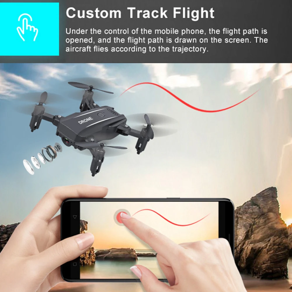 M9 Мини Профессиональный новейшая камера Дрон 1080p HD WiFi FPV щетка Пропеллер для мотора батарея воздушный Дрон на ру Квадрокоптер