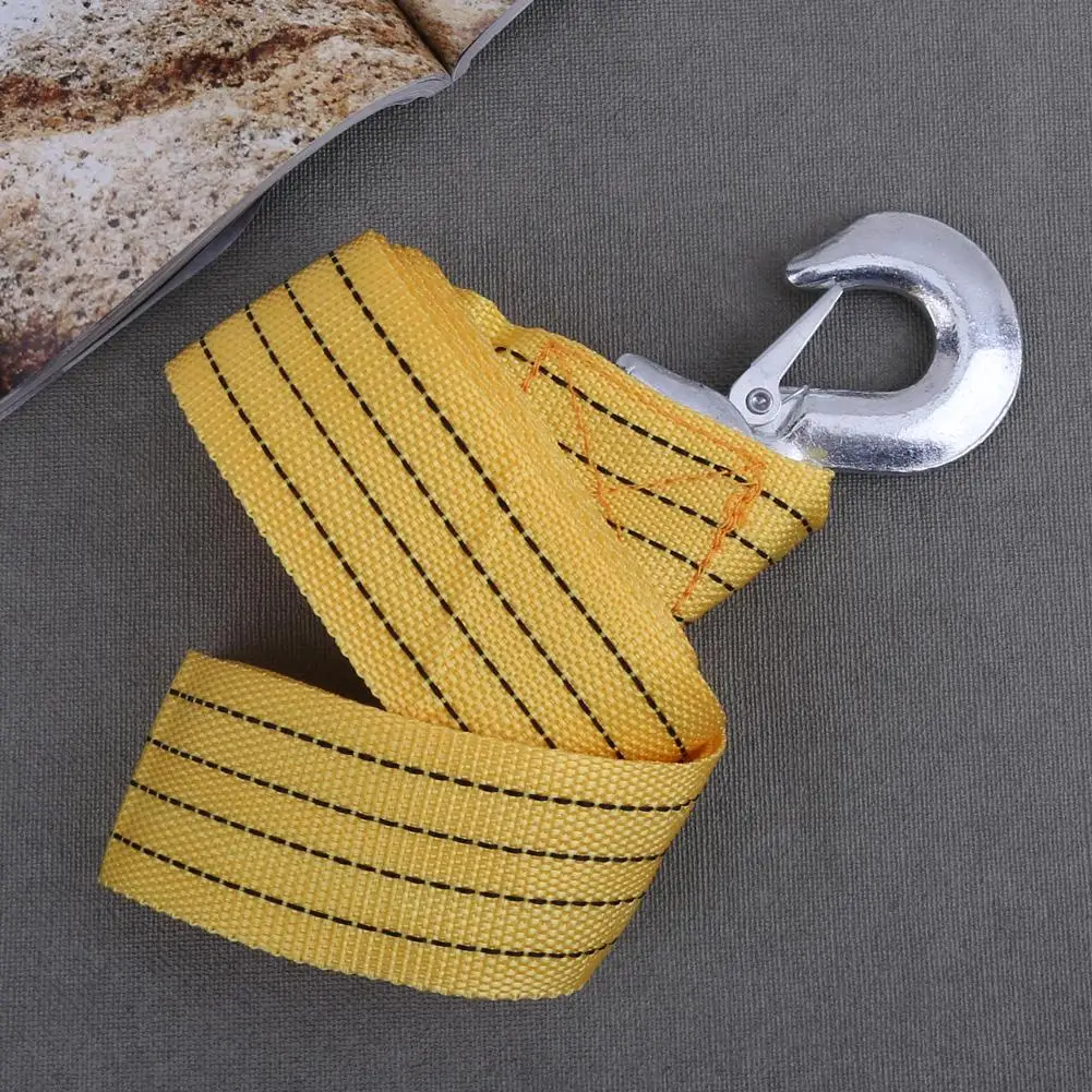 Тяжелый автомобильный трос 4 м 5 тонн буксировочный ремень крючки для фургона