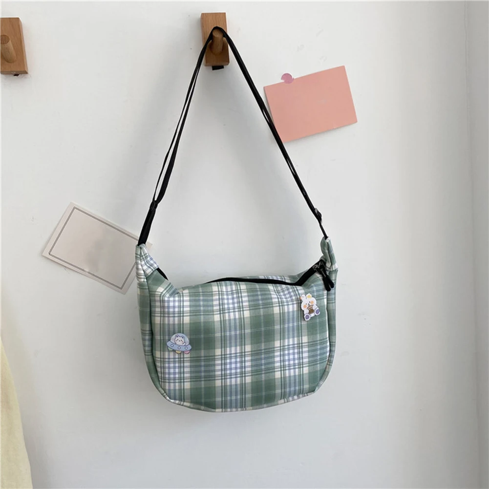 

Женская модная сумка на плечо, дизайнерская сумка через плечо с принтом в клетку, маленький кошелек, повседневные сумки для покупок, подарок