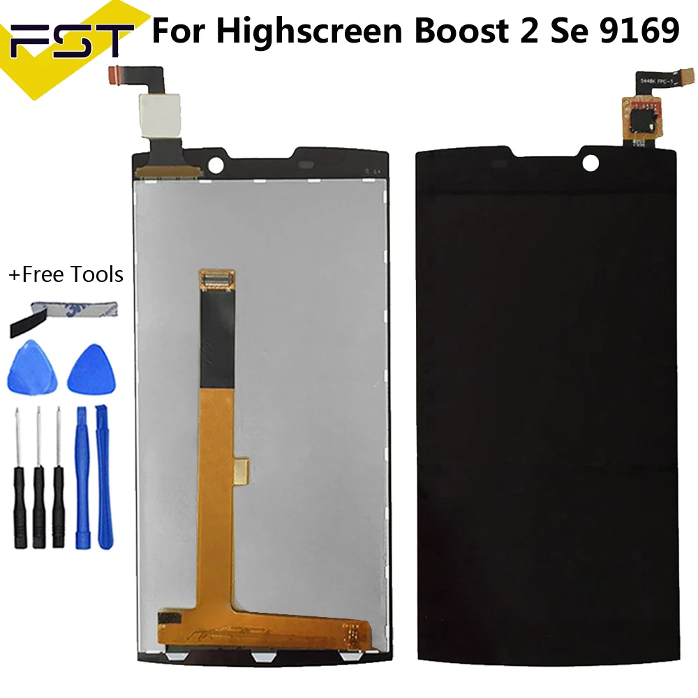 Черные запасные части для High screen Boost 2 se boost II 9169 ЖК дисплей + кодирующий