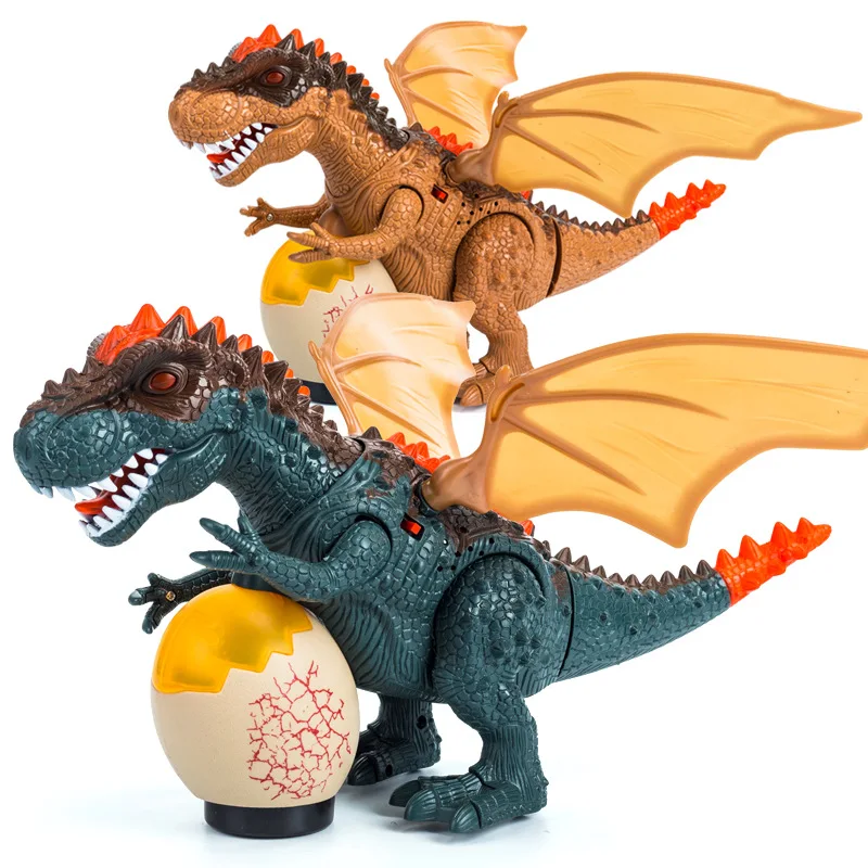 

Multifunctional Electric Walking Dinosaur Toy Light-Up Music Sound Realistic Action Figure Gifts For Kids Dinosaurs Model Toys