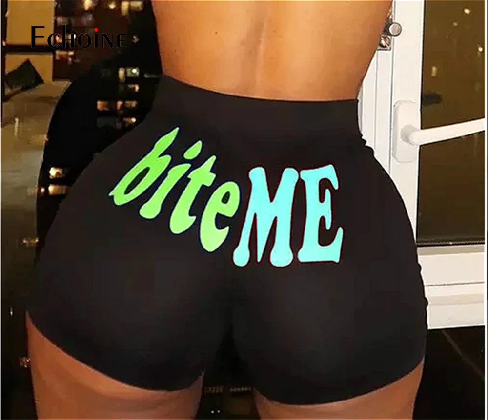 

Echoine New Women Sexy Club Party Candy Mini Shorts Sports Fitness Push Up Multicolor Cute Shorts Summer Harajuku Short Feminino