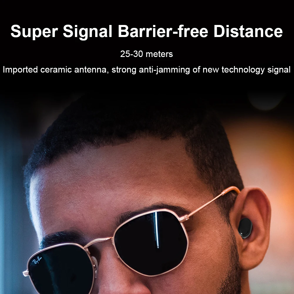 A6S беспроводные наушники спортивные Bluetooth 5 0 TWS с шумоподавлением микрофон для iPhone