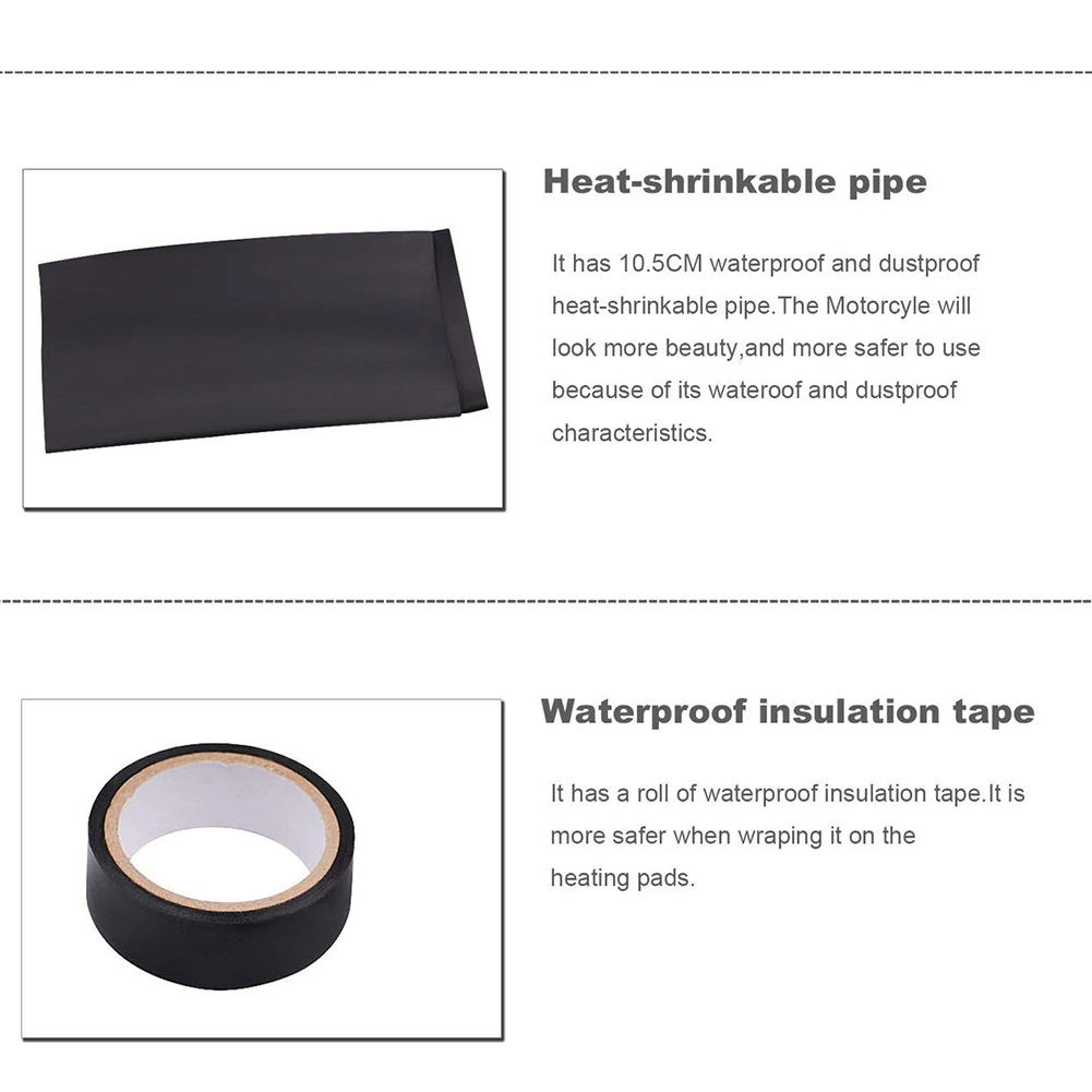 Универсальный мотоцикл с подогревом Ручка Бар нагревательные ручки 12 В