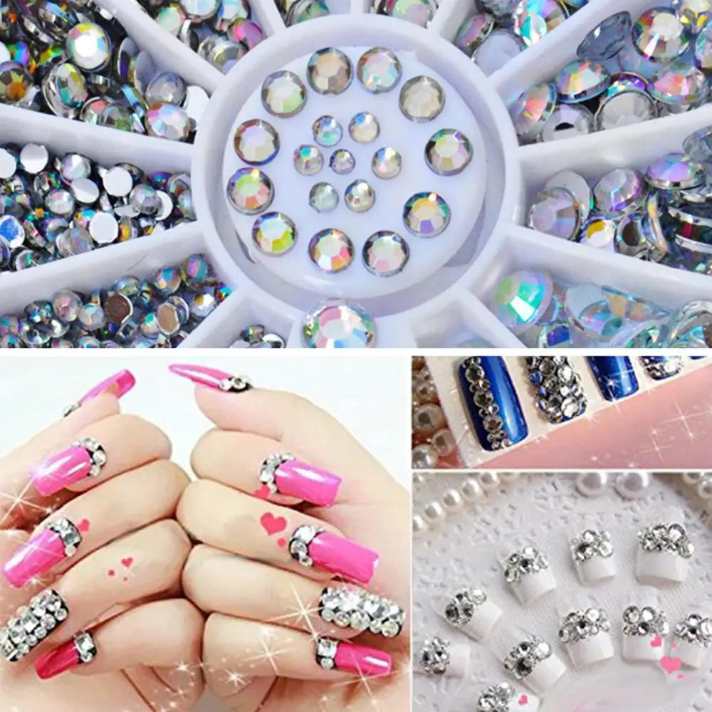 Набор для украшения ногтей Biutee 10 шт./компл. алмазные коробки дизайна блестящие