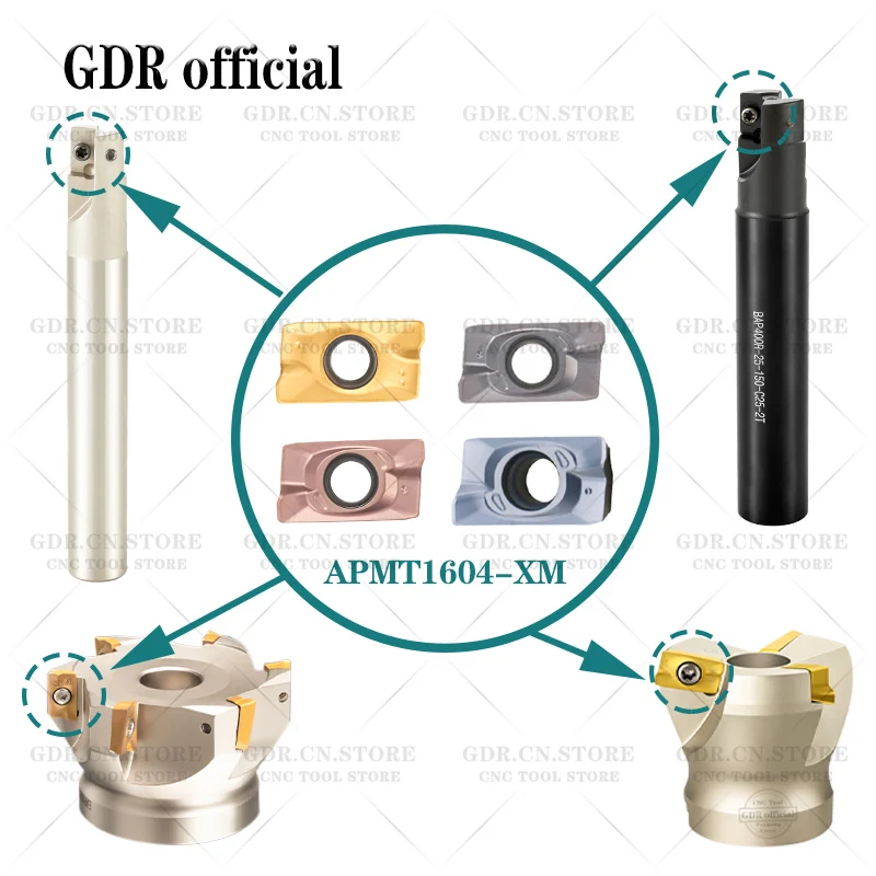 APMT1604 APMT1135 инструмент для вставки из карбида фрезеровочная вставка APKT APMT 1135 1604
