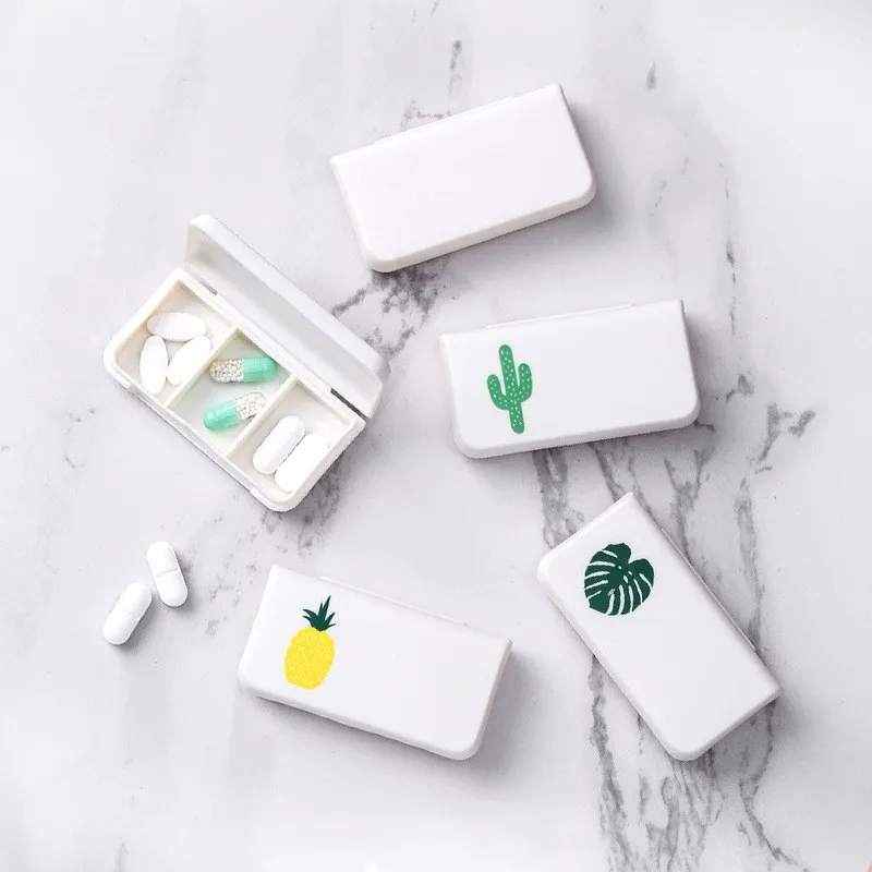 

3 Grids Portable Medicine Pill Box Survival First Aid Kit Case Tank Capsule Seal Container Outdoor Survival Tools Accessories