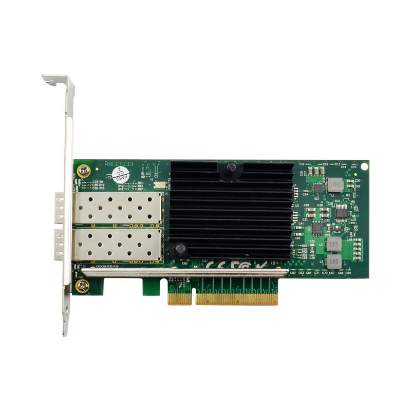 

PCI-E X8 to 10 Gigabit server fiber network card PCIe 10GbE SFP + fiber network card PCIE 8X 82599ES chipset