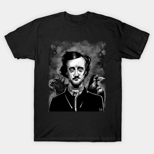 Мужская футболка Nevermore Edgar Allan Poe wo футболки | одежда