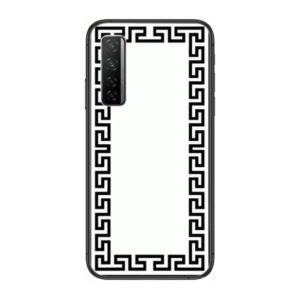 

Decorative pattern Phone Case For Huawei Nova 2 3 4 5 6 7 8 SE i E Pro Lite Black Etui Coque Painting Hoesjes comic fashion