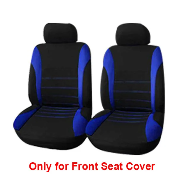 4pcs Blue 4 шт./9 шт. универсальные автомобильные чехлы для сидений, аксессуары, чехлы для сидений для Лада Фольксваген, красные, синие, серые, желтые, зеленые, защита для автомобильных сидений - Название цвета: 4pcs Blue