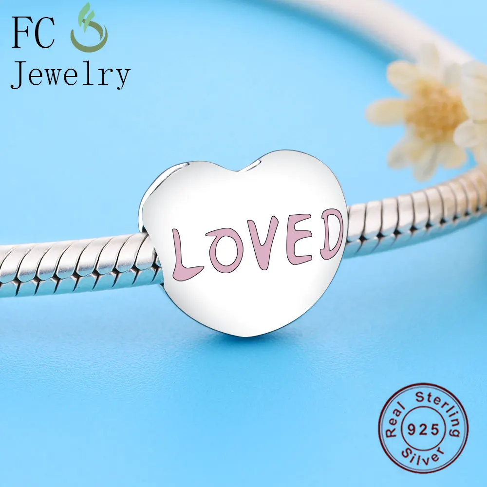 FC ювелирные изделия подходят оригинальный бренд Амулеты Браслет Настоящее 925