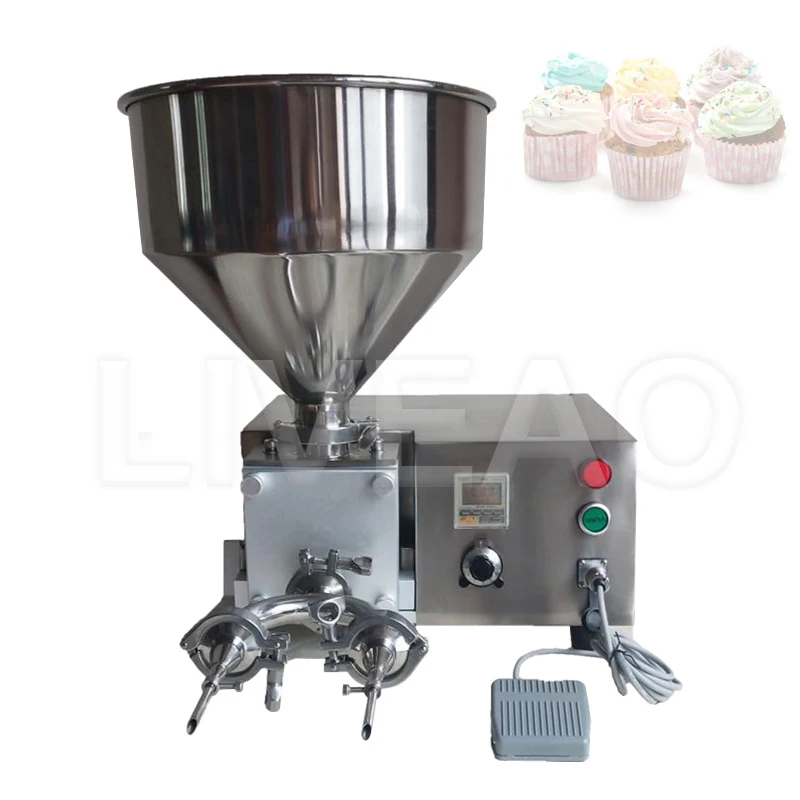 

Commercial Manual Cream Puff Filling Machine Manual Stainless Steel Bread Jam Injection Machine