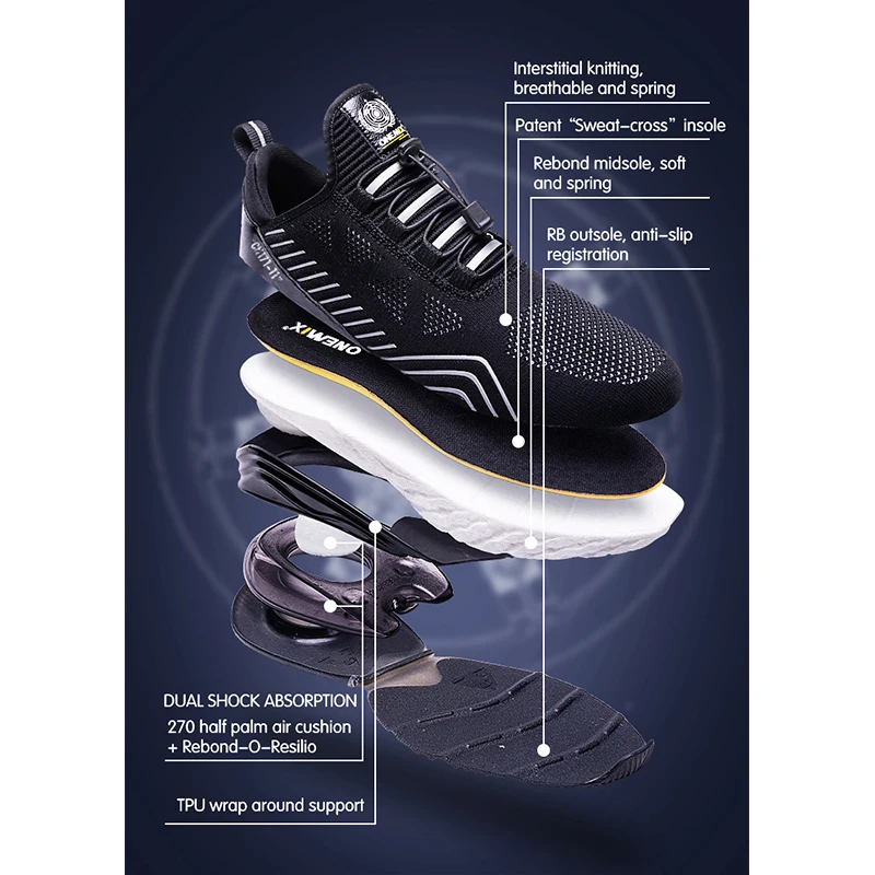 ONEMIX2023 Sneakers Men Women  Light Weight Running Shoes For Men Breathable Mesh Walking Sneaker Couple Air Sports Shoes