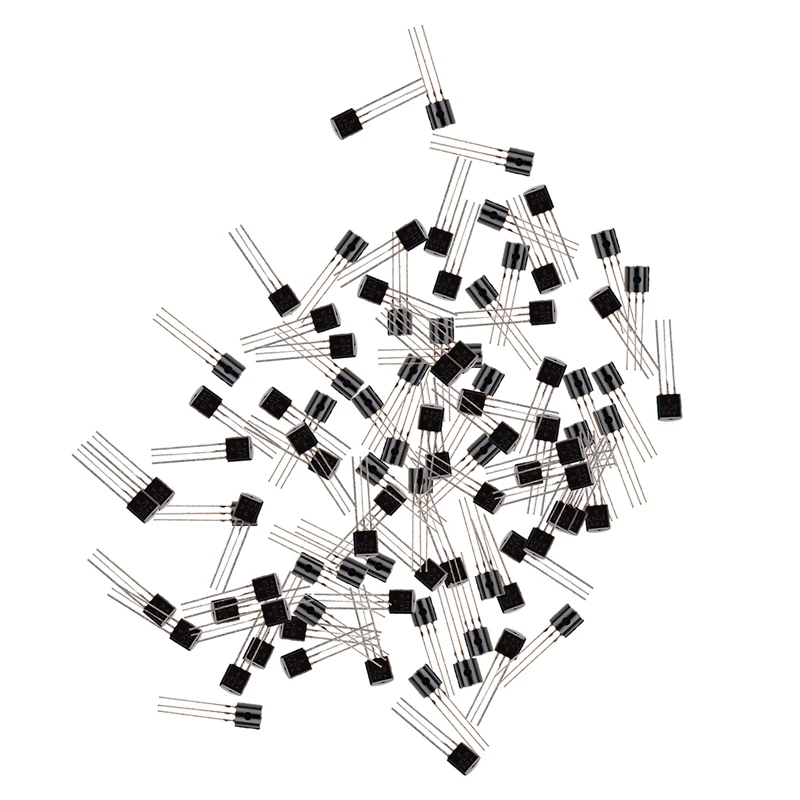 100 x Transistor NPN BC547 45V 100MA Black with 5 Pcs L7809CV 3 Terminals Through Hole 1.5A 9V Postive Voltage Regulator | Электроника