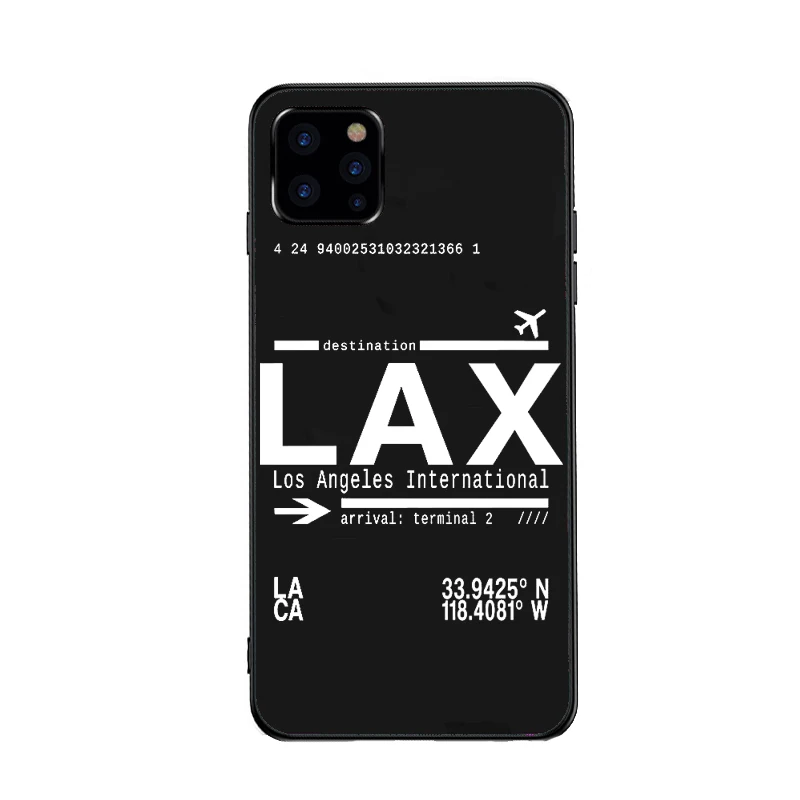 SYD Dubai International Airport Call Letters soft TPU case For iPhone11 Pro MAX 6 7 8Plus SE 5 5S 6S X XS XR back cover | Мобильные