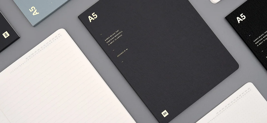 Xiaomi A5 ноутбук 80 г Записная книжка Дневник 64 страницы внутренняя линия точка Sqaure бумага канцелярские принадлежности Подарочная книга для офиса путешествия