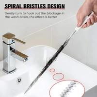 hot sell pipeline dredging brush sewer cleaning plastic hook home drain dredge device bathroom toilet tool sewer kitchen
