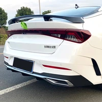 for kia k5 optima dl3 2020 gt rear trunk lid boot spoiler wings abs plastic black white carbon car tuning accessories parts