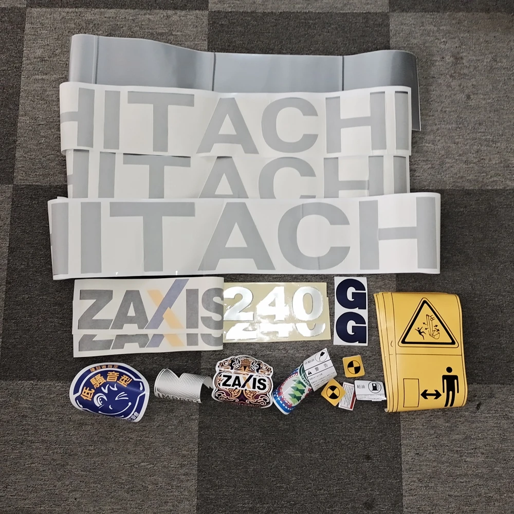 For HITACHI ZAXIS240 New Model Excavators Dedicated Stickers Excavator Vehicle Mark Excavator Display Sticker Icon