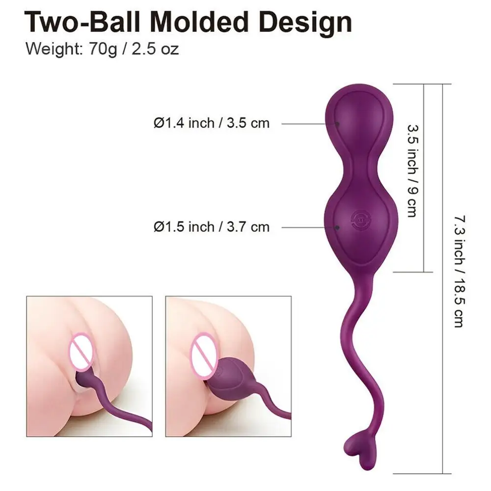 Беспроводной вибратор точки G аккумуляторная Вагина Кегель Бен Ва шарики