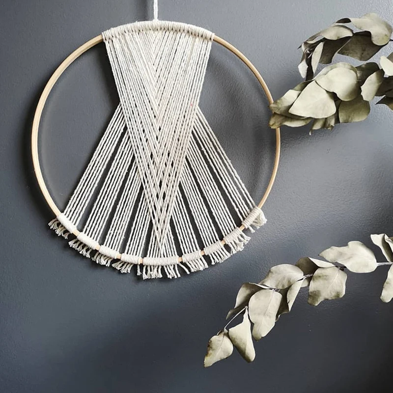 

Handmade Dream Catcher Bohemian Style Ornaments Woven Tassels and Lace Home Ornaments CNIM Hot