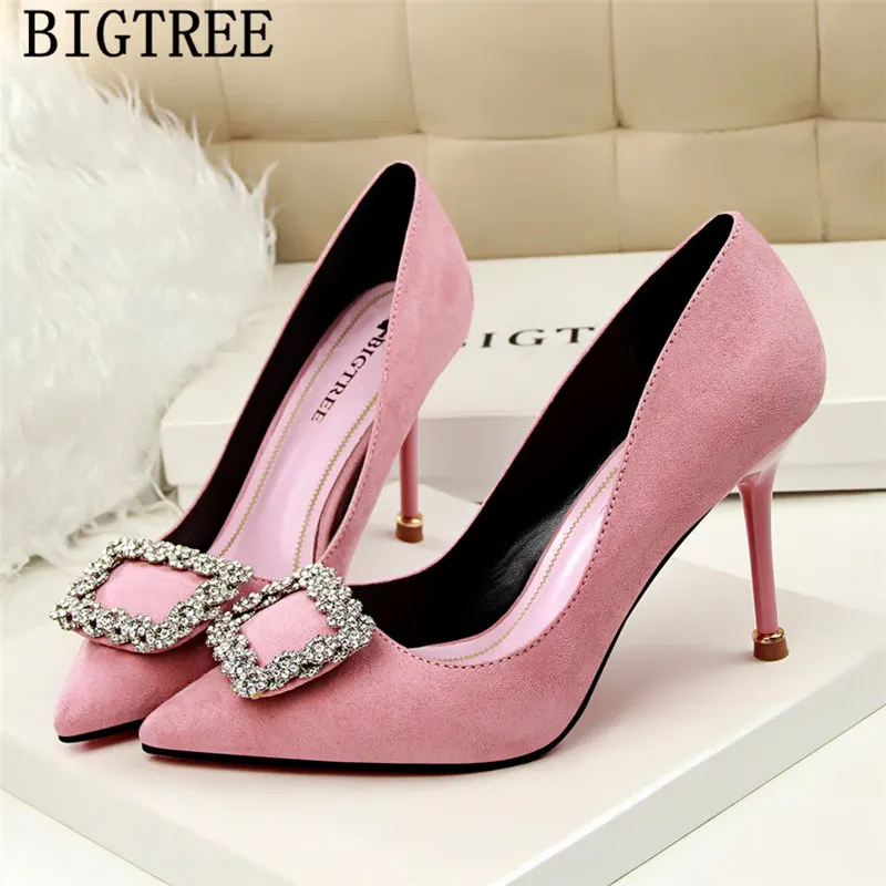 Туфли-стразы женские на высоком каблуке свадебные туфли роскошные пикантные