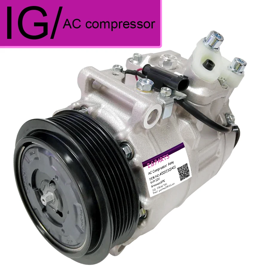 

AC A/C Compressor For Mercedes Benz W203 W204 W211 W220 A0022306611 0002308111 A0002308111 A0012308111 0012301411 0002308511