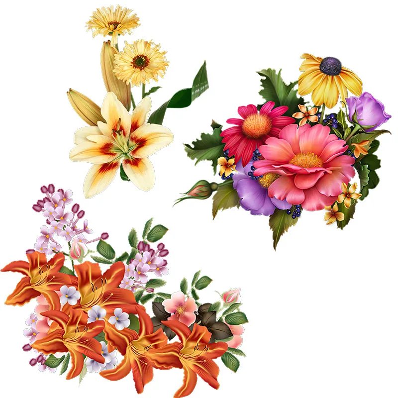 

Красивый Красочный Декоративный букет Three Ratels QCF118