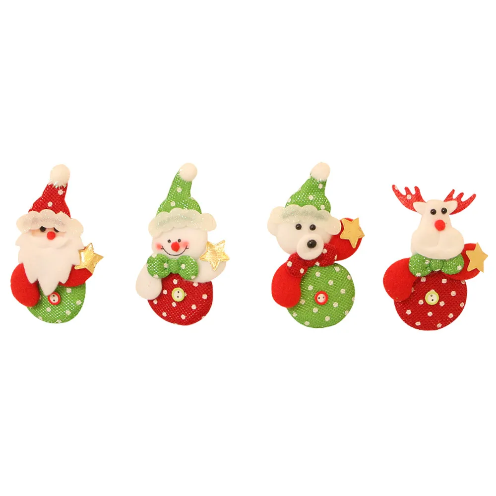 Kerst Decoratie рождественские товары Natale рождественские украшения подарок Санта Клаус Снеговик игрушка-кукла в виде оленя подвесные украшения#37