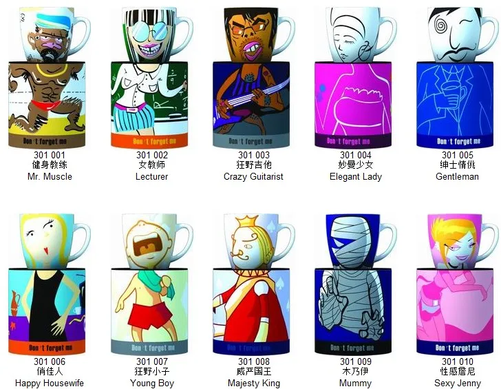 Милые кружки Bule Классические фарфоровые кофейные с ложкой ручная роспись