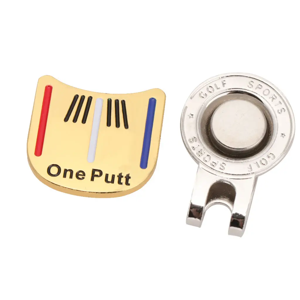 

One Putt шляпа козырек зажим для мяча для гольфа маркеры аксессуары для гольфа для влюбленных